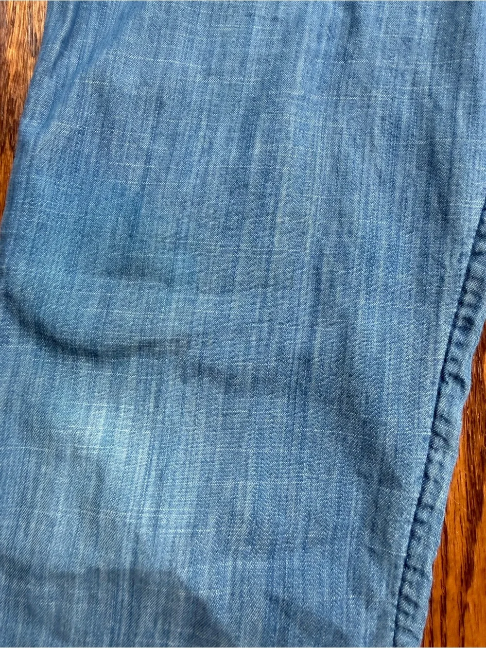 Mini Boden Chambray Daisy Applique Overalls 6-7 Years